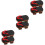 3Pairs Compact Mini Wooden Clogs Multi Doll Accessories for Doll House 7