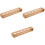 3Pcs Beige Wood Storage and Display Organizer Tray 7