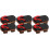 3Pairs Compact Mini Wooden Clogs Multi Doll Accessories for Doll House 6