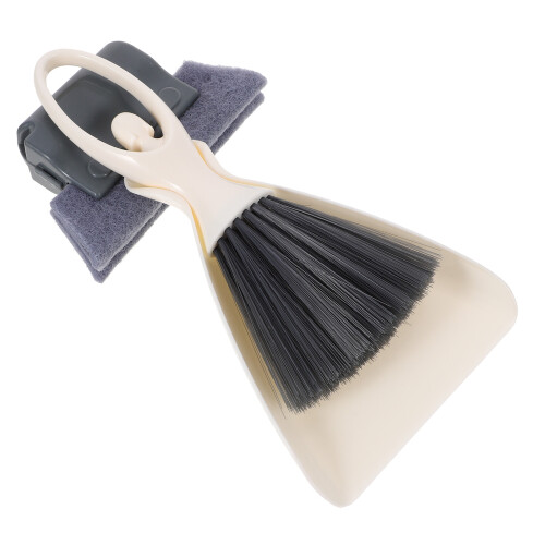 5Sets Handheld Dustpan and Brush Set Plastic Nylon for Pet Cleaning 2