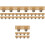 4Sets Wood Memo Holders Multi-Color Tabletop Decorative Clips 5