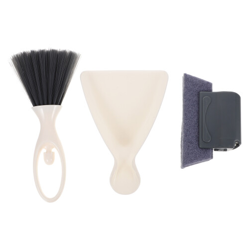 5Sets Handheld Dustpan and Brush Set Plastic Nylon for Pet Cleaning 1