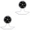 2Pcs PP Silent Hamster Wheel for Gerbil Hedgehog Safe Exercise Toy 3