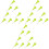 3Pcs Braille Writer Pen Plastic Green for Blind Writing Tool 11