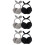 6Pcs Assorted Color Plush Winter Ear Warmers Soft Protective Earmuffs 10