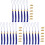 3Sets Blue Graduation Tassels 2023 Polyester DIY Hat Accessories 3