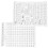 3Pcs Paper Harp Chord Charts Assorted Color for Practice and Learning 2
