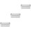 3Pcs Small Silver Cookie Gift Boxes Iron Tins for Festival Packaging 7