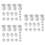 48Pcs Flexible White Silicone Cups DIY Epoxy Tool Set for Resin Crafts 6