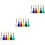 18Pcs Multi-Function Plastic Paint Brushes for Kids Assorted Color 7