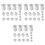 48Pcs Flexible White Silicone Cups DIY Epoxy Tool Set for Resin Crafts 2