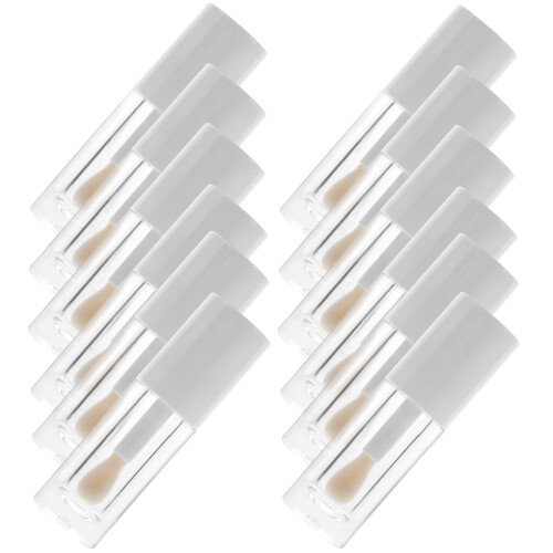 60Pcs Durable Plastic Lip Gloss Tubes Refillable with Easy-Apply Wand 1
