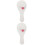 2Sets Sublimatie Racket Blank Sterk Decoratief DIY Speelgoed 7