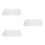3Pcs White Wall Shelf Projector Holder with Router Storage Rack 6