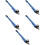 5Pcs Blue Tail Bags Elastic Durable Grooming Supplies 9