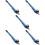 5Pcs Blue Tail Bags Elastic Durable Grooming Supplies 10