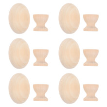 12Sets Simulatie Eieren Voor En Decoratie in Khaki