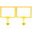 2Pcs Portable Plastic Shelf Label Holder Tag Clips 4