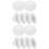 12Pcs Multi-Function White Felt Miniature Hats for Doll DIY Supply 7