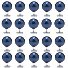 Multicolor Pearls Pin For Clothing Decoration Secure-Dark Blue