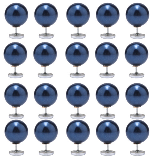Multicolor Pearls Pin For Clothing Decoration Secure-Dark Blue