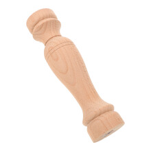 4St Kolom Poot Beige Handgesneden Meubelaccessoire
