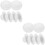 12Pcs Multi-Function White Felt Miniature Hats for Doll DIY Supply 8