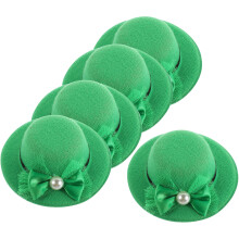 10St Mini Party Wijnfles Accessoires Groene Hoedjes St. Patrick's