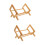 2St Compact Khaki Bamboe Boek Standaard Voor En 9