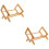 2St Compact Khaki Bamboe Boek Standaard Voor En 8