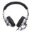White Camouflage Head Mounted Gaming Headset for PS4 with Mic 8