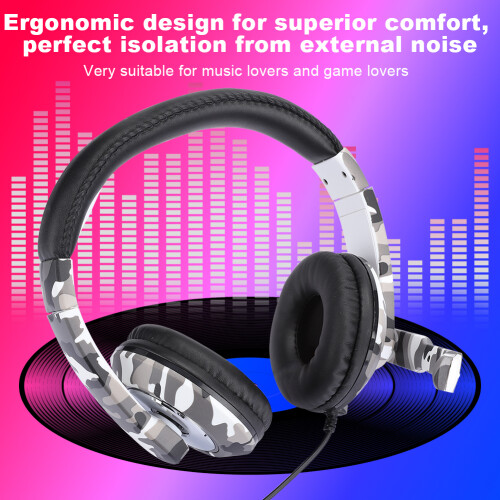Head Mounted Phone Computer Gaming Kopfhörer