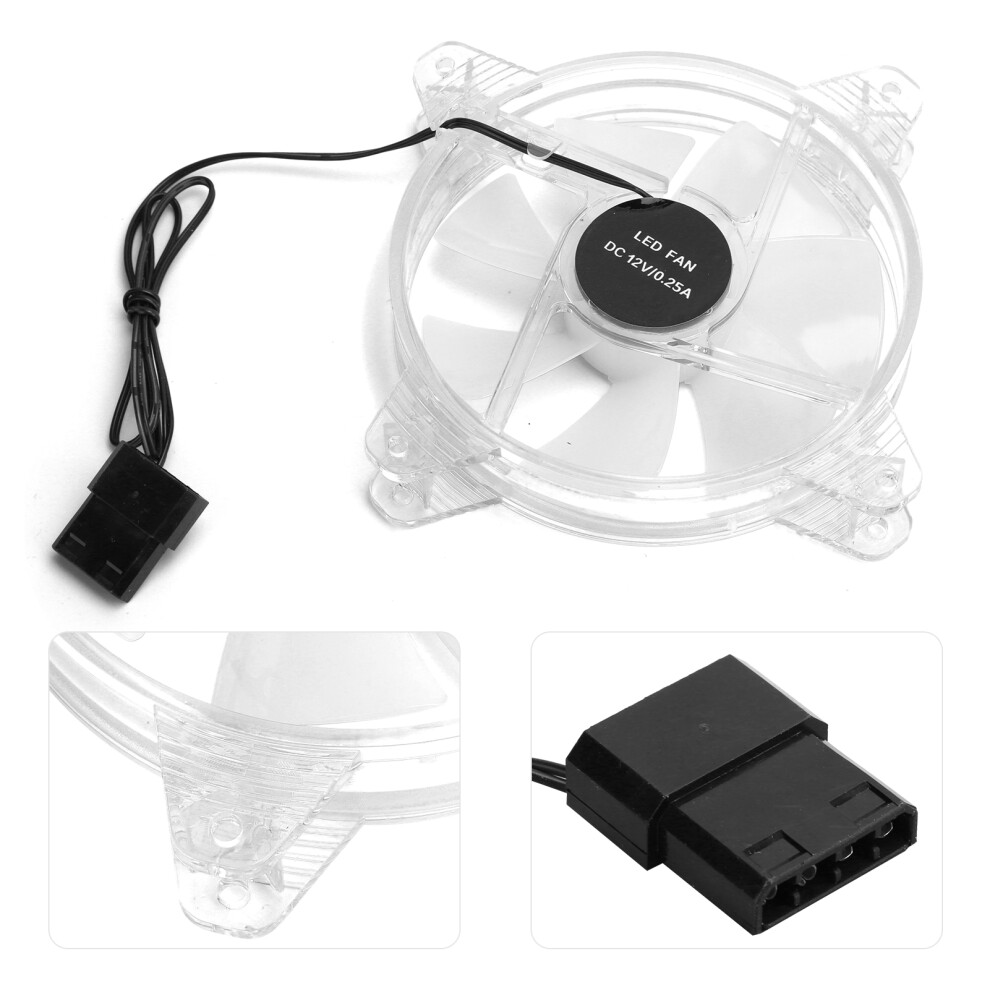 Computer-Kã¼Hllã¼Fter, 4-Polig, Bunte Led, Hohe 7598290286509