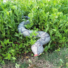 6PCS PVC Inflatable Pool Snake for False Inflatable Snakes for Garden Props to Scare Birds Squirrels