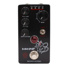 MOSKYAUDIO KING RAT Guitar Effects Pedal Distortion True Bypass Circuit Guitar Processor Accessories
