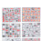 6pcs 3D Nail Embossed Sticker Pumpkin Halloween 7