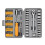 57Pcs Socket Wrench Auto Repair Tool Set Batch Ratchet Wrench Repair Tool Multi-Function Toolbox Hardware Tools 1