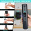 Magnetic Remote Control Holder Wall Mount, 4 Pair Remote Control Organizers Storage Self-Adhesive TV Remote Black 6