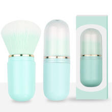 Retractable Kabuki Makeup Brush Multi Functional Soft Fine Bristles Professional Makeup Brush Suitable For Travel Lightweight And Versatile