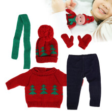 Puppenbekleidung 18 Zoll Weihnachten Pullover