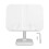 Supporto per libri regolabile bianco con clip 12.0x12.0cm 3