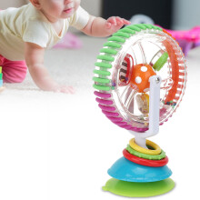 Handheld Bunte Baby Rassel Rotierenden Baby Stuhl
