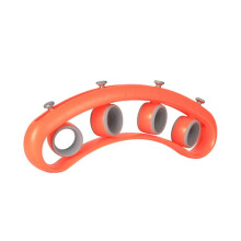 Guitar Finger Expansion Finger Force Span Practing Trainer Tool,Bass Piano Finger Speed System Accessories Orange