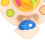 White Space-Shape Pull String Silicone Sensory Toy 8