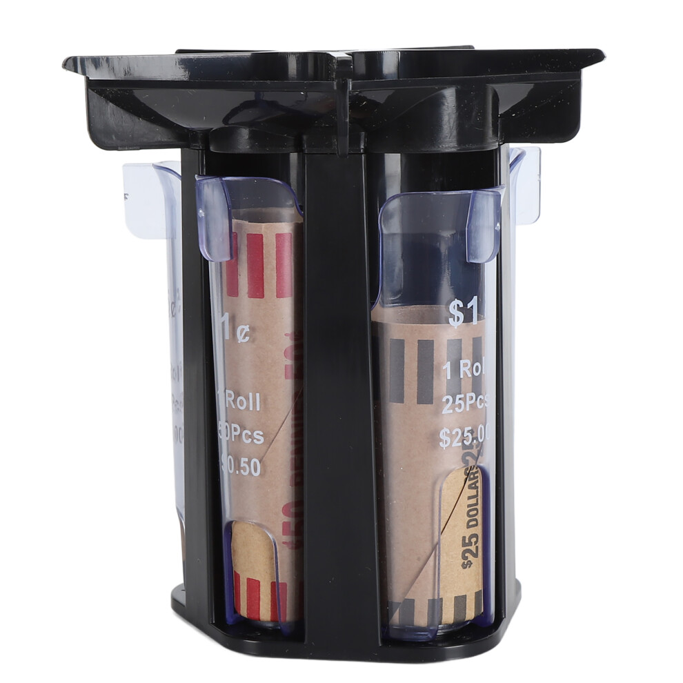 Coin Organizer With Smart5in1system, Coin Holder Featuring Integrated Coin Sorter Tube And Counter Mechanism, Change Sorter Built For Easy Use, 9083649790663