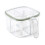 4-Compartment Transparent Spice Box, Plastic, 300g 2