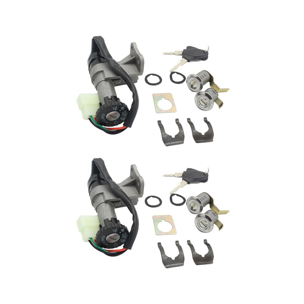 2X Motorcycle Ignition Key Lock Set For 50Cc 150Cc Gy6 Scooter Moped Taotao Jonway Roketa 4712143513212