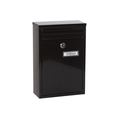 Cassetta Postale - ARREGUI - Zaguán E5754 - Acciaio - Individuale - Nero