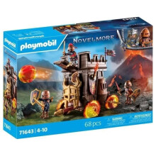 PLAYMOBIL Novelmore 71643 Carro de Combate con Cañón de Fuego y Tres Bandidos Burnham