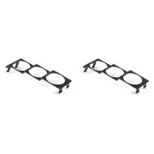 2X Painel de CáPsula Triplo de 52 mm X 3 Calibres - Slot de RáDio EstéReo PadrãO Single Din Universal